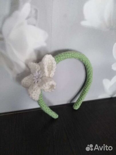 Ободок для волос ручной работы