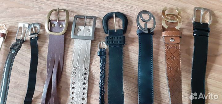 Ремни женские кожа и кожзам