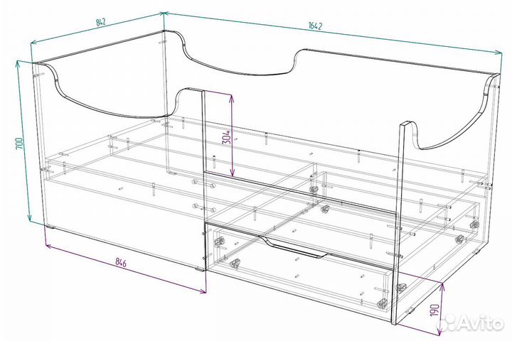 Детская кровать 