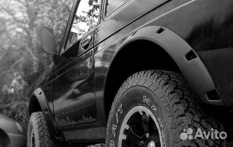 Расширители арок Силовые (Ldpe) Нива (3/5D), Urban