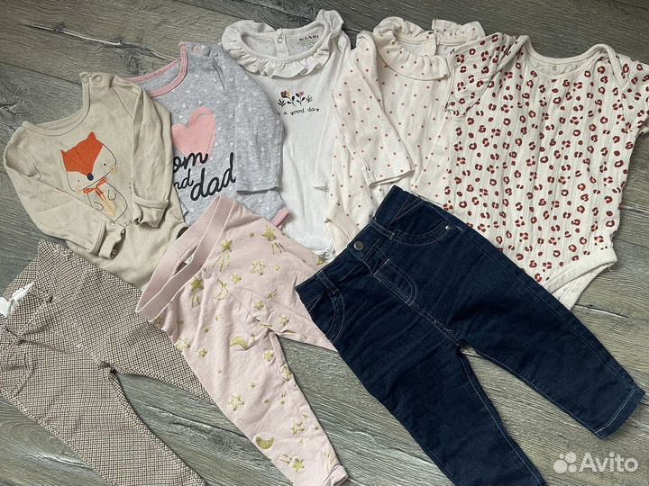 Пакет вещей для девочки 68 74