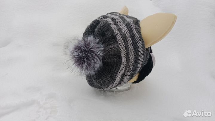 Шапка вязаная для фурсьюта