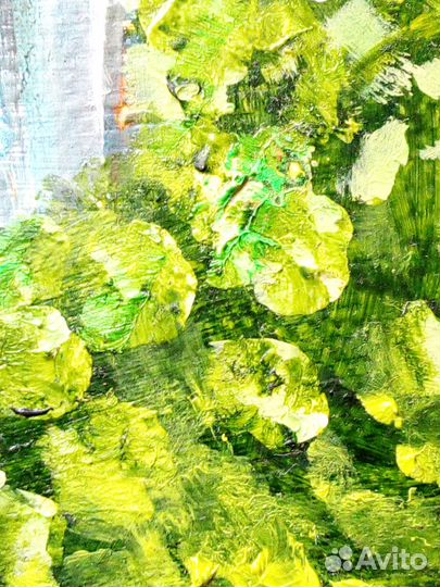 Картина маслом Голубой храм