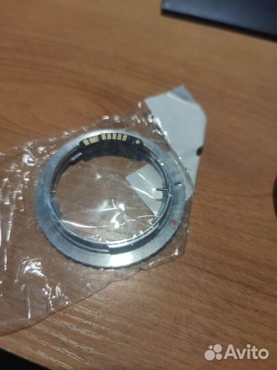 Переходное кольцо Olympus OM - Canon с чипом