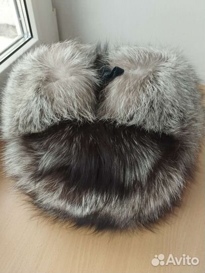 Шапка мужская чернобурка, 56-57р