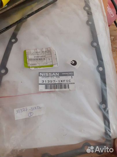 Прокладка поддона кпп ниссан