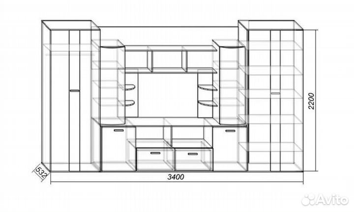 Стенка в гостиную