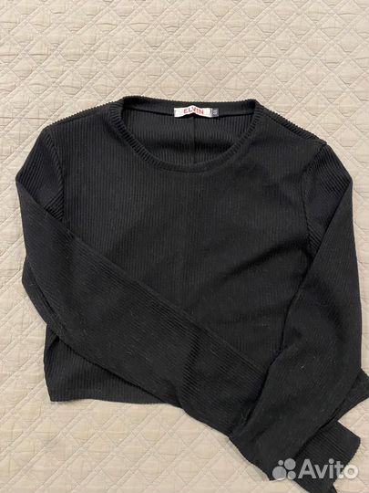 Брюки юбка befree,черный топ