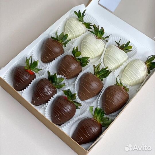 Съедобный набор из Клубники в шоколаде, доставка