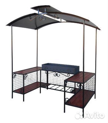 Мангал с навесом