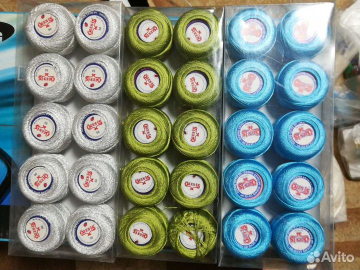 Пряжа ирис микрофибра по 20гр 50м в упаковке 10шт