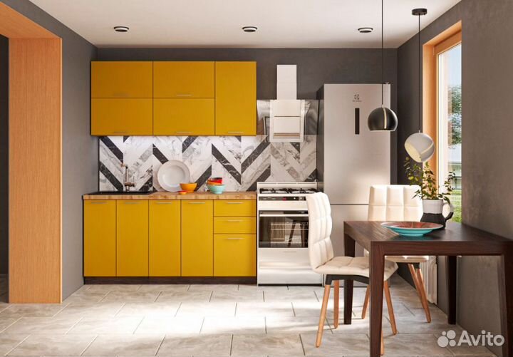 Кухня Валерия 1600 дуб кальяри