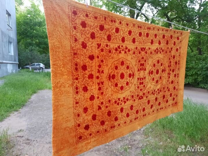 Ковер- пкрывало плюшевое эпохи СССР