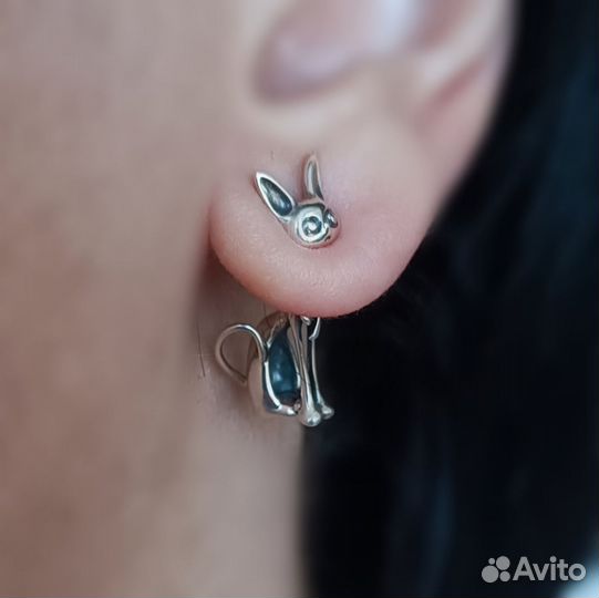 Серебряные серьги 