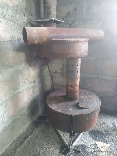 Печь буржуйка в гараж