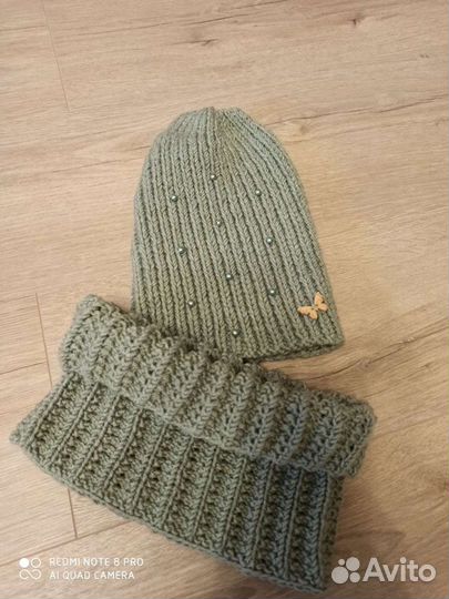 Шапочка и Снуд Новые Ручная работа
