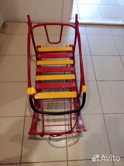 Детские санки на колесах