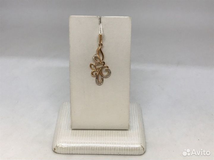 Подвеска золотая С камнями 585* (Ленина 23)