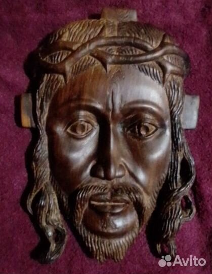 Африка.Тяжелое дерево.(Иисус в терновом венце)