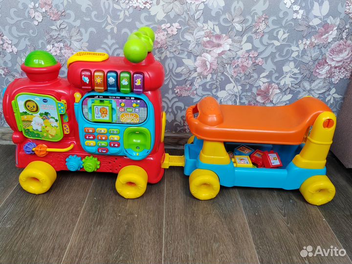 Паровозик vtech 3в1 большой