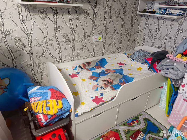 Кровать детская подростковая с матрасом