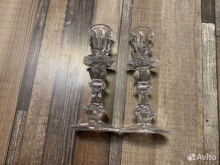 Хрустальные подсвечники