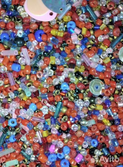 Бисер из натурального коралла