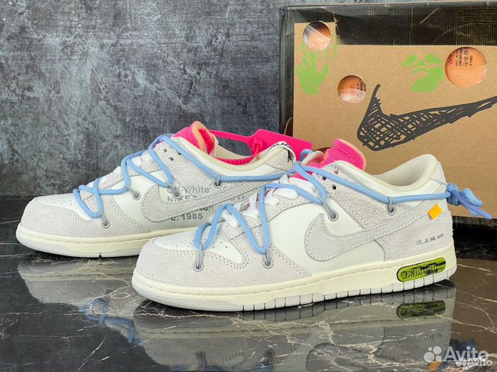 Nike Dunk Low x OFF White 38 Grey