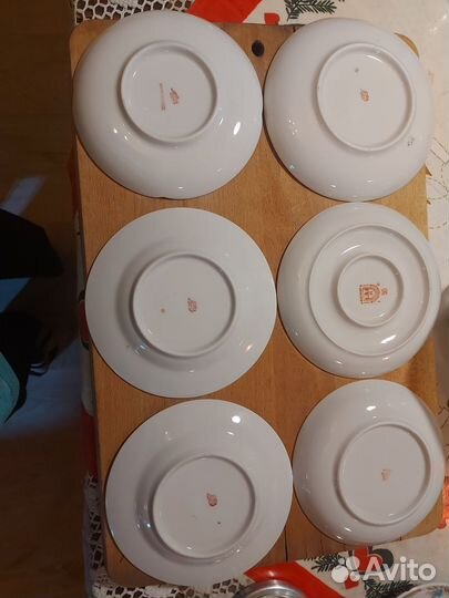 Чайные блюдца,пирожковые тарелки