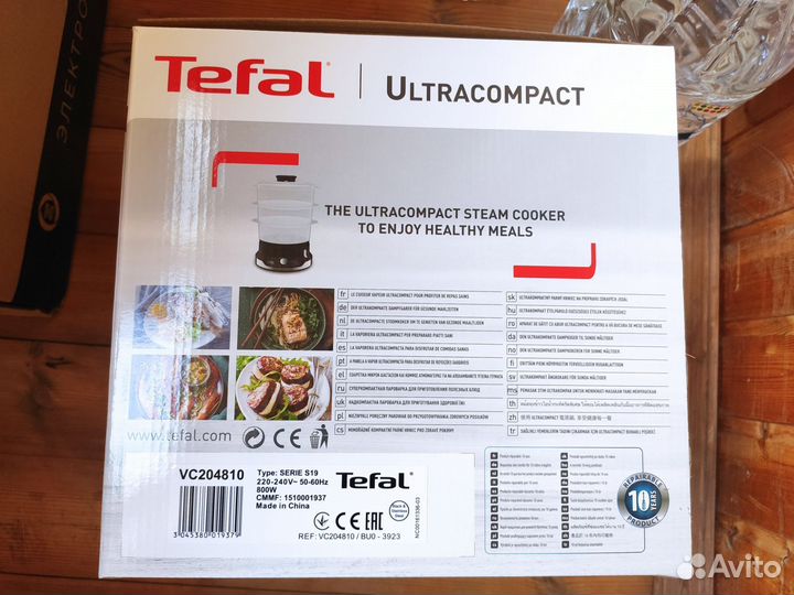 Пароварка tefal