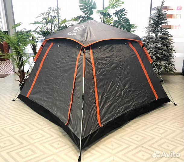 Палатка автоматическая туристическая 4 местная