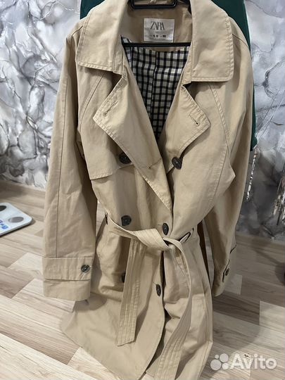 Zara зара Пальто тренч детский
