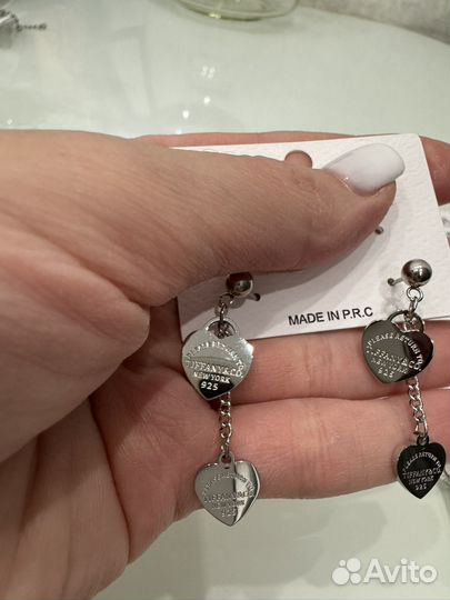 Стильные серьги Tiffany