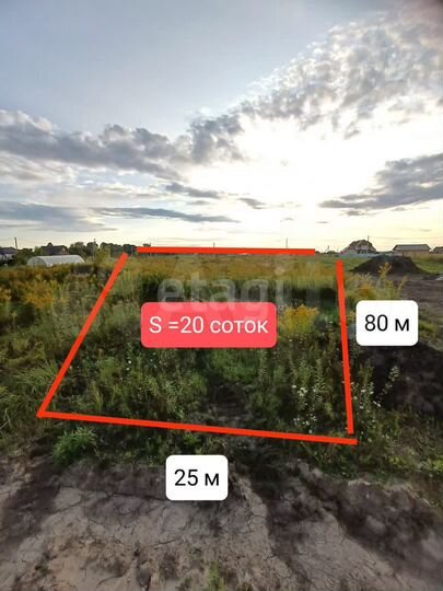 Участок 20 сот. (ИЖС)