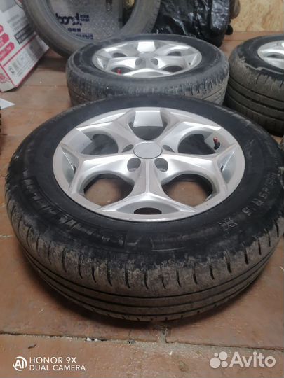 Литье диски r15 5x100 с резиной