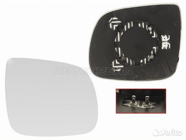 Полотно зеркала audi Q5 08, audi Q7 05-15