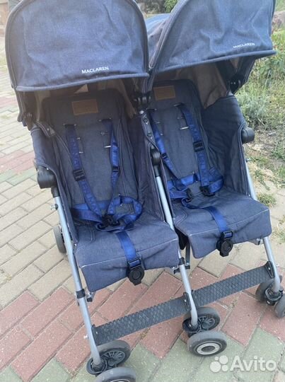 Коляска Maclaren twin triumph denim