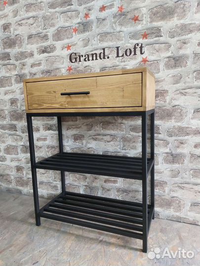 Обувница в стиле лофт