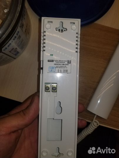 Трубка домофона цифрал км-2но