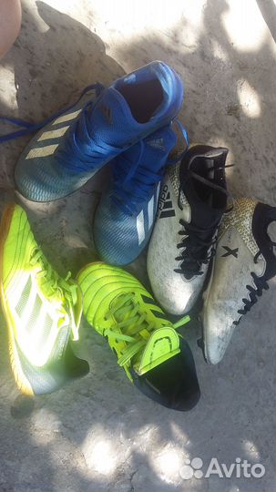 Бутсы, сороконожки, футзалки. Adidas