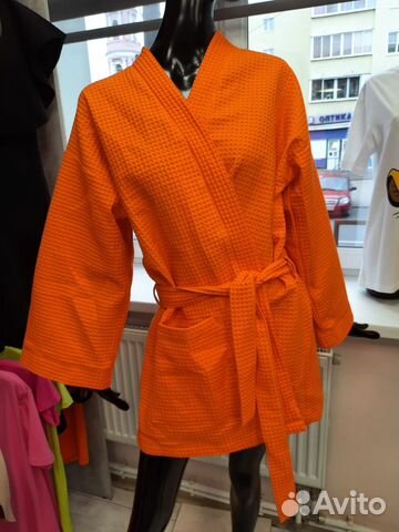 Халат женский вафельный