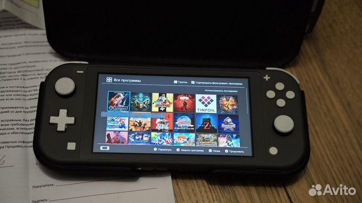Nintendo switch lite прошитый на гарантии