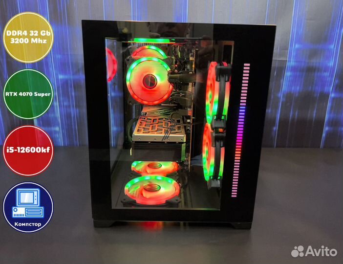 Игровая система i5-RTX4070SUP-32DDR4-XHT741296-B760