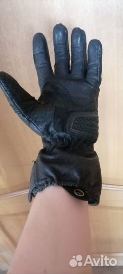 Мотоперчатки кожаные бу