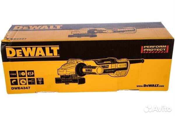 Угловая шлифовальная машина DeWalt DWE4347-QS