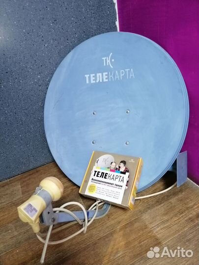 Набор спутникового телевидения Телекарта