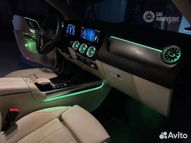 Подсветка салона Мерседес GLA, B class 2021