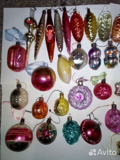 Елочные игрушки СССР