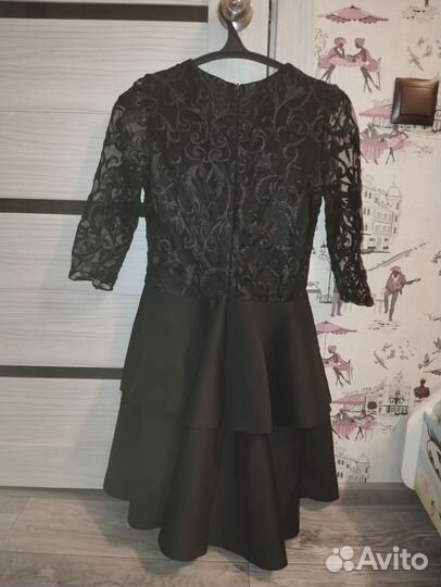 Вечернее платье 42 44 черное
