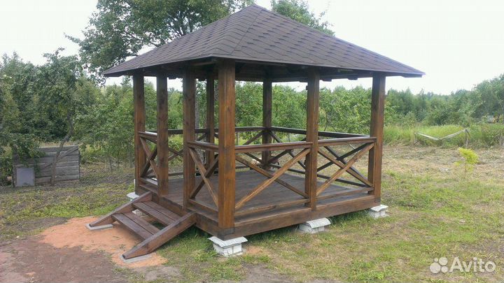 Строительство террас, веранд, беседок